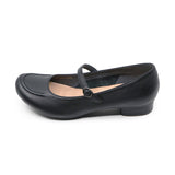SIRENE BELT Black Smooth Soft Walking Mary Jane