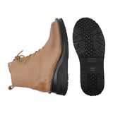 SUKA Camel Anti Slip Wide Fit Leather Boots