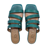 SUMI Turquoise Soft Mules