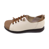 TARU Cream Extra Wide Anti-Slip Sneakers