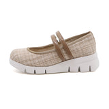 TOMOKA Cream EndureLite Soft Walking Slip-ons