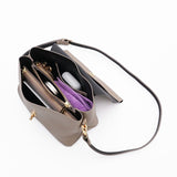 TRERO Taupe-Black Shoulder Bag