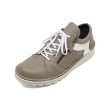 TSUBASA Grey Brown Combi Ultra Light Wide Fit Sneakers