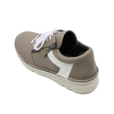 TSUBASA Grey Brown Combi Ultra Light Wide Fit Sneakers