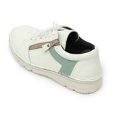 TSUBASA White Combi Ultra Light Wide Fit Sneakers