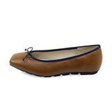 UKI Brown Combi Driving Sole Rain Flats