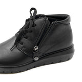 VALI Black Wide Fit Ankle Boots