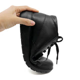 VALI Black Wide Fit Ankle Boots