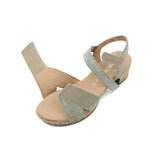 VANELLE Fiery Red Soft Heel Sandals