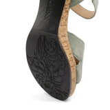 VANELLE Fiery Red Soft Heel Sandals