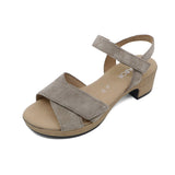 VANELLE Sesame Brown Soft Heel Sandals