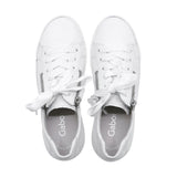 Viva White Soft Walking Wedge Sneakers