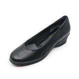 WATANE Black Extra Flex Leather Pumps