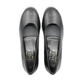 WATANE Black Extra Flex Leather Pumps