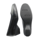 WATANE Black Extra Flex Leather Pumps