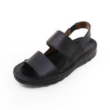YOYO Black Ultra Light & Wide Fit Sandals