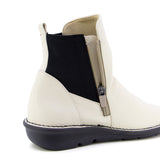 Yuika Off White Soft Walking Mid Boots