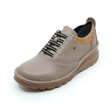 YUNAMI Grey Ultra Light & Wide Fit Sneakers