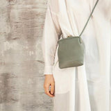 Itsu Mono Futako Gamaguchi Pochette Pure Grey