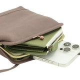 Itsu Mono Futako Gamaguchi Pochette Pure Grey
