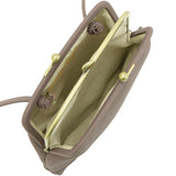 Itsu Mono Futako Gamaguchi Pochette Pure Grey