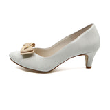 MIYO2 Ivory Wide Fit Pumps