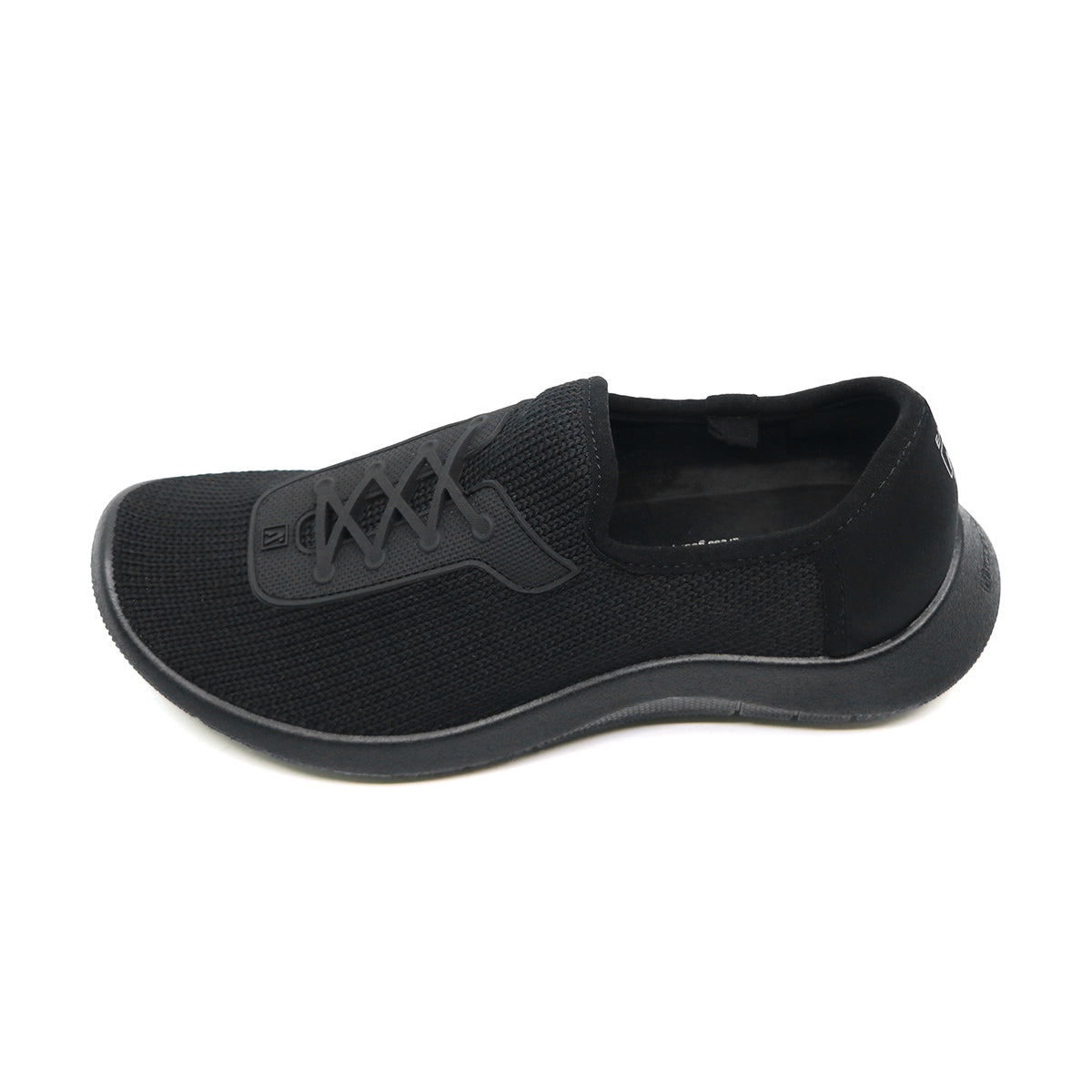 OCEAN Black Super Stretch Slip-ons – shoes republic