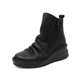 RINKO Black Anti-Slip Wide Fit Boots