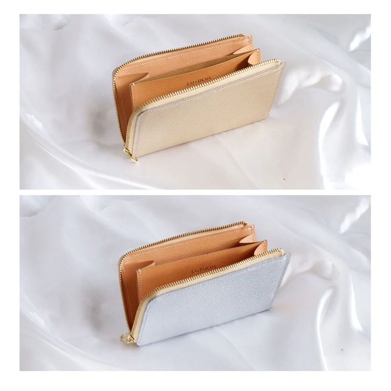 Cotocul Sakura Grege Mini Long Wallet
