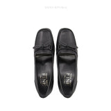 CELIA Black Soft Walking Loafers