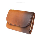 COTOCUL Gradation Mini Wallet Brown