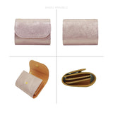 COTOCUL Metallic Mini Wallet Pink Gold