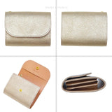 COTOCUL Metallic Mini Wallet Champagne