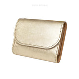 COTOCUL Metallic Mini Wallet Champagne