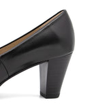 Doris Black Soft Walking Pumps