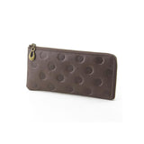 EN THIN Dark Brown Dot Wallet