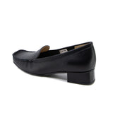 ANZO All Black Smooth Leather Loafer