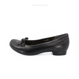 SIRENE Black Smooth Soft Walking Pumps