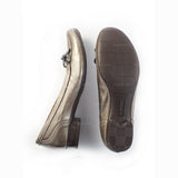 SIRENE Dark Silver Soft Walking Pumps