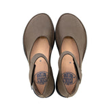 Froom Taupe Supported Strap Flats