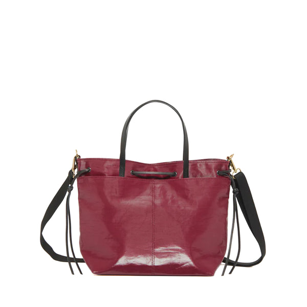 Emy Cherry Linen Tote Bag