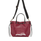 Emy Cherry Linen Tote Bag
