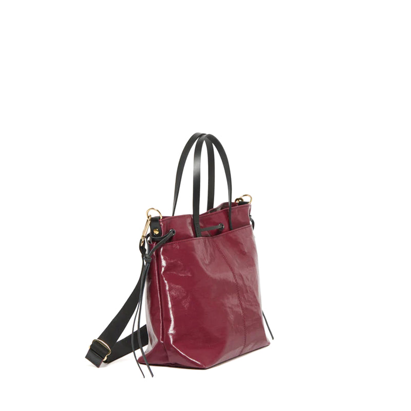 Emy Cherry Linen Tote Bag
