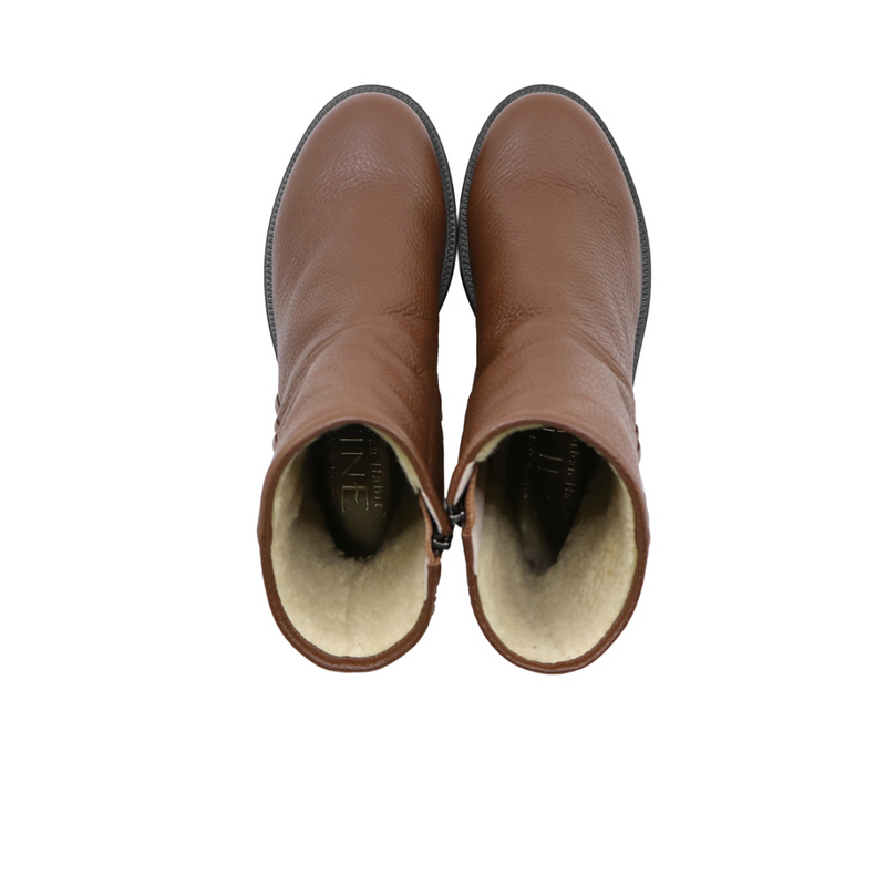 Bimu Dark Brown Real Support Soft Boots