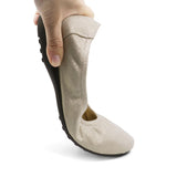 AKEMI Glitter Beige Soft Walking Ballet Flats