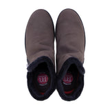 Alba Fur Grey Brown Soft Walking Boots