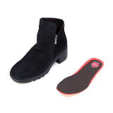 Alba Heel Grey Brown Soft Walking Boots