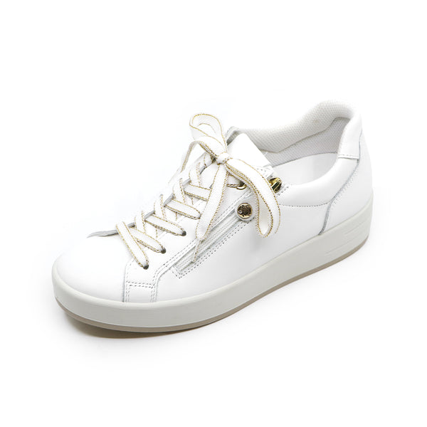 Alina White Soft Walking Sneakers