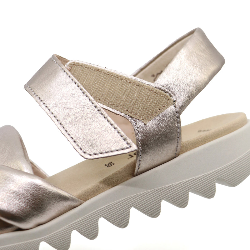 ALMA Champagne SOFT WALKING FLAT SANDALS