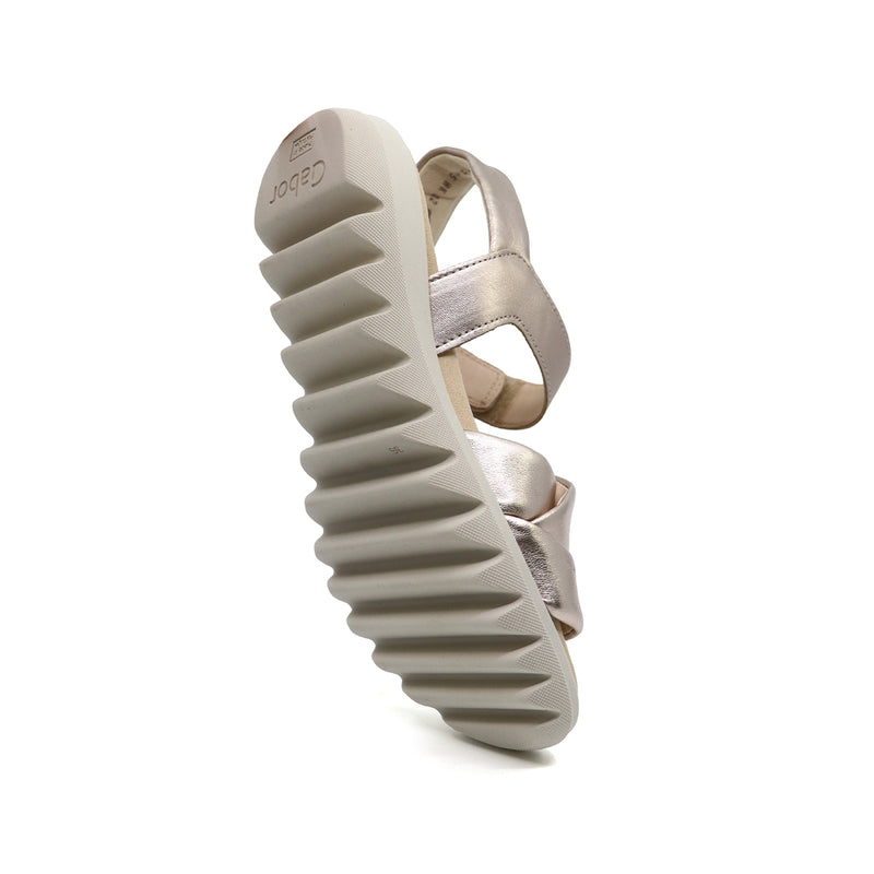ALMA Champagne SOFT WALKING FLAT SANDALS